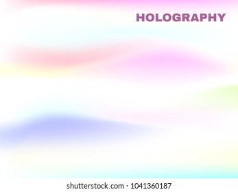 Gradient Mesh Background in Modern Style. Colorful Abstraction. Minimal Blurred Background for Cover, Presentation, Book, Card, Report, Poster, Brochure, Magazine, Wallpaper, Web Design. Holography.