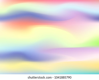 Gradient Mesh Background in Modern Style. Colorful Abstraction. Minimal Blurred Background for Cover, Presentation, Book, Card, Report, Poster, Brochure, Magazine, Wallpaper, Web Design. Hologram.