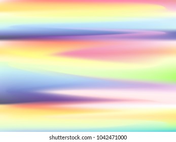 Gradient Mesh Background in Modern Style. Colorful Abstraction. Minimal Blurred Background for Cover, Presentation, Book, Card, Report, Poster, Brochure, Magazine, Wallpaper, Web Design. Hologram.