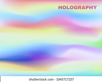 Gradient Mesh Background in Modern Style. Colorful Abstraction. Minimal Blurred Background for Cover, Presentation, Book, Card, Report, Poster, Brochure, Magazine, Wallpaper, Web Design. Hologram.