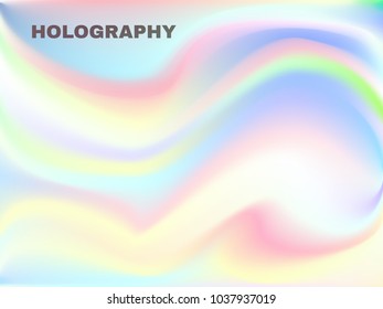 Gradient Mesh Background in Pastel Color Design. Colorful Abstraction. Minimal Blurred Background for Cover, Presentation, Book, Report, Poster, Brochure, Magazine, Wallpaper, Web Design. Holography.