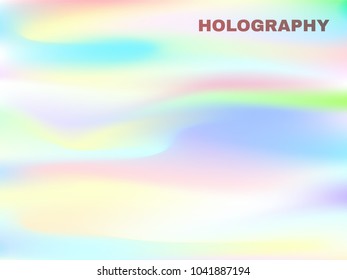 Gradient Mesh Background in Pastel Color Design. Colorful Abstraction. Minimal Blurred Background for Cover, Presentation, Book, Report, Poster, Brochure, Magazine, Wallpaper, Web Design. Holography.