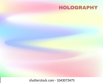 Gradient Mesh Background in Pastel Color Design. Colorful Abstraction. Minimal Blurred Background for Cover, Presentation, Book, Report, Poster, Brochure, Magazine, Wallpaper, Web Design. Holography.