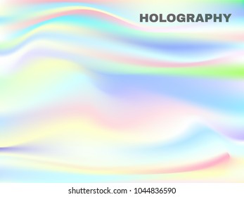 Gradient Mesh Background in Pastel Color Design. Colorful Abstraction. Minimal Blurred Background for Cover, Presentation, Book, Report, Poster, Brochure, Magazine, Wallpaper, Web Design. Holography.