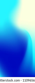 Gradient mesh background for phone x. Trendy screen vector design for mobile app. Blue wallpaper for smart phone