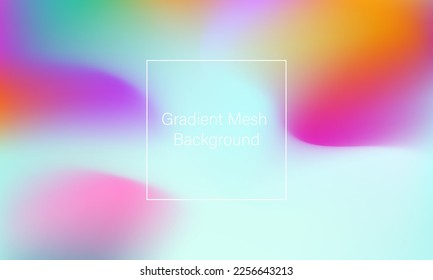 A gradient mesh background with a smooth wave like swirl, representing the flowing mane of a horse while it is in motion