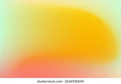 Gradient mesh background with soft pastel colors.