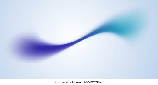 Gradient mesh blob shapes. Colored figures with a soft gradation from bright to transparent. Set of isolated vector elements on a white background.