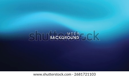gradient mesh blue dop and light abstract background