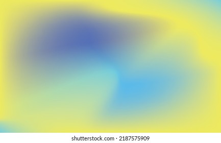 Gradient mesh blurred background. Modern rainbow holographic blurry abstract. Smooth vector yellow, blue, green, purple, pastel, template.