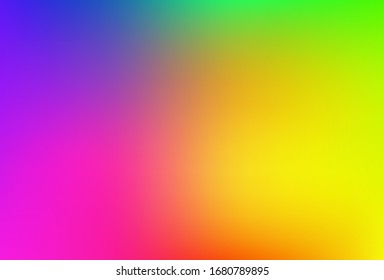 Gradient mesh blurred background in soft rainbow colors 
