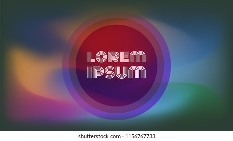Gradient mesh blurry background
