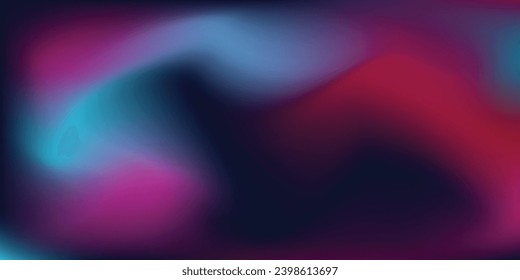 Gradient mesh colorful abstract art.