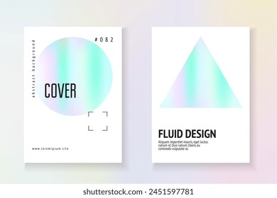 Gradient Mesh. Crystal Design. Abstract Foil. Purple Rainbow Paper. Color Fluid. Memphis Screen. Isolated Pearl Template. Pink Gradient Mesh