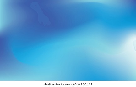 Gradient mesh curve wallpaper. Calm blur light liquid color of wave blue sea ocean aquatic. Freeze cool winter north south pole. Smooth sky vector white, blue, navy, turquoise, aqua background.