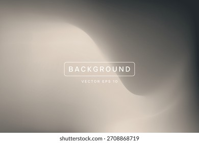 Fondo de Vector borroso monocromo de malla degradada en estilo minimalista