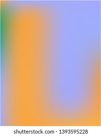 Gradient mesh painted in different colors.