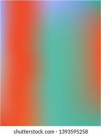 Gradient mesh painted in different colors.