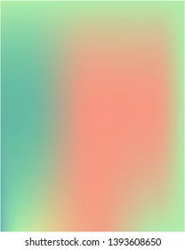 Gradient mesh painted in different colors.
