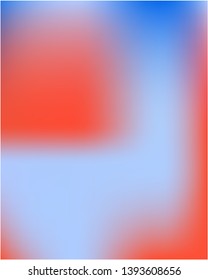 Gradient mesh painted in different colors.