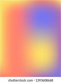 Gradient mesh painted in different colors.