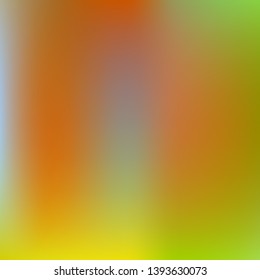 Gradient mesh painted in different colors.