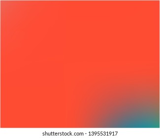 Gradient mesh painted in different colors. Vector illustration concept. Amazing splash and spreading spot. Red gradient mesh with smooth color transitions.