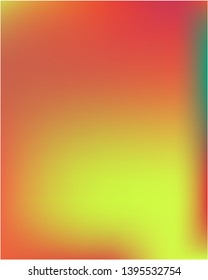Gradient mesh painted in different colors. Juicy splash and spreading spot. Vector illustration presentation. Red gradient mesh with smooth color transitions.