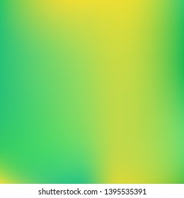 Gradient mesh painted in different colors. Vector illustration concept. Trendy splash and spreading spot. Green gradient mesh with smooth color transitions.