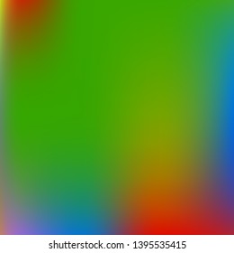 Gradient mesh painted in different colors. Pretty splash and spreading spot. Vector illustration shape. Green gradient mesh with smooth color transitions.