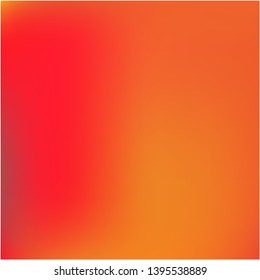 Gradient mesh painted in different colors. Startling splash and spreading spot. Vector illustration layout. Red gradient mesh with smooth color transitions.