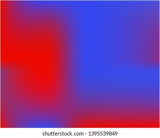 Gradient mesh painted in different colors. Juicy splash and spreading spot. Vector illustration layout. Blue gradient mesh with smooth color transitions.