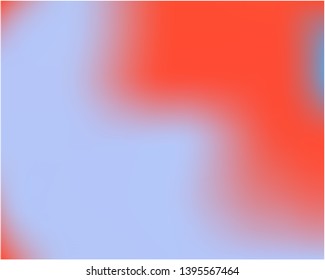 Gradient mesh painted in different colors. Startling splash and spreading spot. Vector illustration presentation. Red gradient mesh with smooth color transitions.