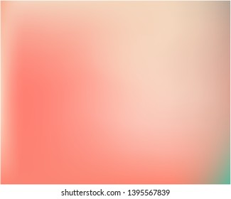 Gradient mesh painted in different colors. Vector illustration concept. Random splash and spreading spot. Pink gradient mesh with smooth color transitions.