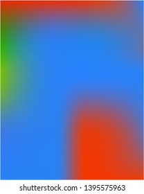 Gradient mesh painted in different colors. Strange splash and spreading spot. Vector illustration cover. Blue gradient mesh with smooth color transitions.