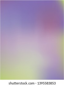 Gradient mesh painted in different colors. Vector illustration presentation. Juicy splash and spreading spot. Violet gradient mesh with smooth color transitions.
