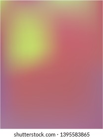 Gradient mesh painted in different colors. Random splash and spreading spot. Vector illustration flat. Violet gradient mesh with smooth color transitions.