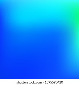 Gradient mesh painted in different colors. Vector illustration layout. Great splash and spreading spot. Blue gradient mesh with smooth color transitions.