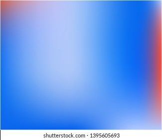 Gradient mesh painted in different colors. Trendy splash and spreading spot. Vector illustration show. Blue gradient mesh with smooth color transitions.