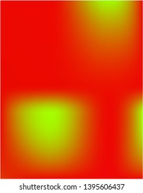 Gradient mesh painted in different colors. Vector illustration space. Pretty splash and spreading spot. Red gradient mesh with smooth color transitions.