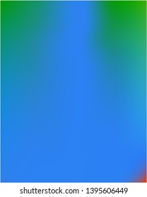 Gradient mesh painted in different colors. Vector illustration cover. Random splash and spreading spot. Blue gradient mesh with smooth color transitions.