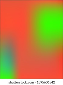 Gradient mesh painted in different colors. Magic splash and spreading spot. Vector illustration invite. Red gradient mesh with smooth color transitions.