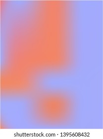 Gradient mesh painted in different colors. Vector illustration flat. Strange splash and spreading spot. Blue gradient mesh with smooth color transitions.