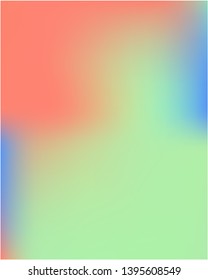 Gradient mesh painted in different colors. Vector illustration flat. Pretty splash and spreading spot. Pink gradient mesh with smooth color transitions.