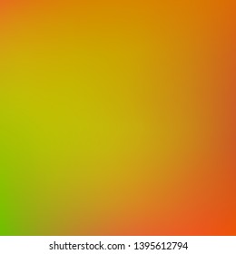 Gradient mesh painted in different colors. Vector illustration invite. Random splash and spreading spot. Green gradient mesh with smooth color transitions.