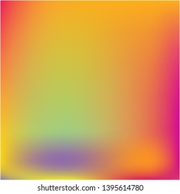 Gradient mesh painted in different colors. Random splash and spreading spot. Vector illustration shape. Orange gradient mesh with smooth color transitions.