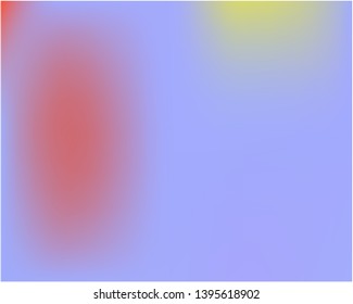 Gradient mesh painted in different colors. Trendy splash and spreading spot. Vector illustration layout. Blue gradient mesh with smooth color transitions.