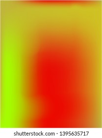 Gradient mesh painted in different colors. Vector illustration concept. Pretty splash and spreading spot. Red gradient mesh with smooth color transitions.