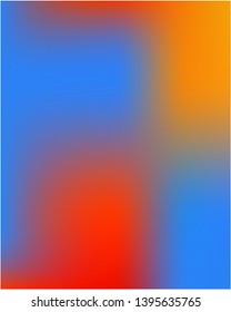 Gradient mesh painted in different colors. Creative splash and spreading spot. Vector illustration presentation. Blue gradient mesh with smooth color transitions.