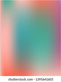 Gradient mesh painted in different colors. Trendy splash and spreading spot. Vector illustration shape. Green gradient mesh with smooth color transitions.